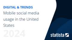Mobile social media usage in the United States