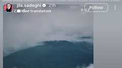 استوری جنجالی ژیلا صادقی: بزن باران که دین را دام کردند!