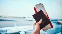 Passports and airline tickets held at the airport