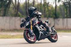 The TVS Apache RTR 310 - riding