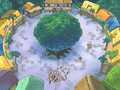 Another image of the central plaza, this time with some differences in building placements