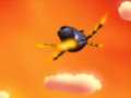The Halberd heads out into space.