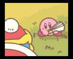 LINE animated sticker from "Kirby's Puffball Sticker Set"