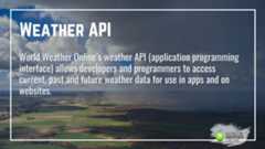 Learn more about Weather API