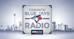 Sportsnet The Fan 590's Blue Jays radio logo.