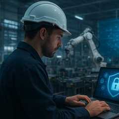 La cybersécurité sera le talon d'Achille de l'usine du futur. © AP, IA ChatGPT