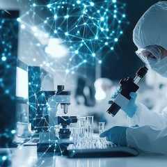 Un modèle de langage développé par Google et des chercheurs de l’université de Yale a permis d’identifier, sans recours à des expérimentations en laboratoire, un nouveau traitement contre le cancer. Une première&nbsp;! © Bashir, Adobe Stock (image générée à l'aide de l'IA)