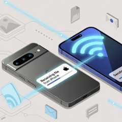 Le Pixel 10 est désormais compatible avec AirDrop d’Apple. &nbsp;© Image générée avec Grok