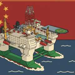 La Chine construit une île flottante géante. © EB, Image générée avec IA Gemini