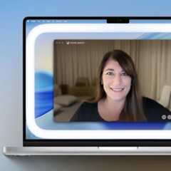 Une nouvelle fonctionnalité sur Mac affichera un ring light pendant les appels vidéo. © 9to5Mac