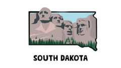 Illustration of Mount Rushmore National Memorial