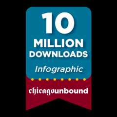 Chicago Unbound 10 Million Downloads Infographic