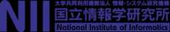 NII 大学共同利用機関法人 情報•システム研究機構 国立情報学研究所