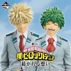 『一番くじ 僕のヒーローアカデミア -紡がれる想い-』オンライン販売がスタート。デク、勝己のMASTERLISEフィギュアや、ヒーローたちのソフビ人形などをラインナップ！
