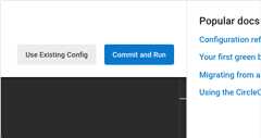 Commit a config