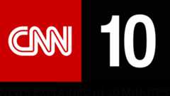 Logo for CNN10, including the text, "News explained in 10 minutes."