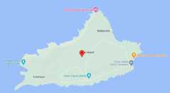 Bay View House Map, Clare Island