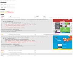 Enhanced HTML report