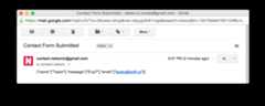 email received