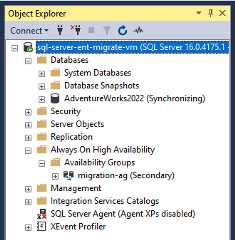 Verify Replica Database.