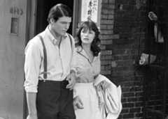 FILE - In this July 8, 1977, file photo, Christopher Reeve, left, and Margot Kidder appear during the filming of "Superman" in New York's Lower East Side. (AP Photo, File)