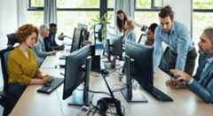 Colleagues use AI in their work.