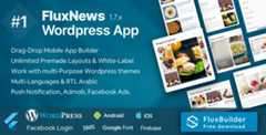 FluxNews - Flutter mobile app for Wordpress Flutter Ecommerce Mobile App template