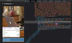 Inspecting a webview using the developer tools