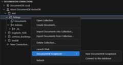 launch documentdb scrapbook