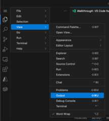 Screenshot that shows Logs