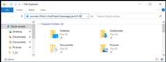 vscode url in Windows Explorer