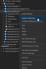 Deploy to Web App