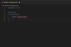 Docker Compose IntelliSense