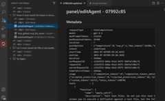 Screenshot of the Chat Debug view, showing the details of a chat request and response.