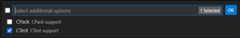 Additional Options