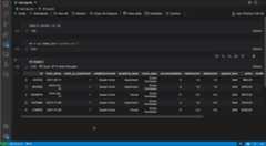 a gif of opening Data Wrangler from a notebook, looking through the data, switching from Viewing to Editing mode, applying data transformations, and exporting the generated Python code back into the notebook