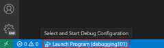 Debug status