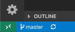 Quick actions Status bar item