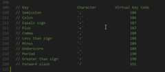 Column text selection