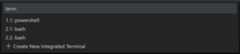 term command in Quick Open