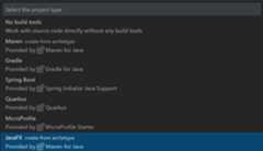 create JavaFX project