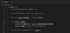 Rust program with inlay hints displayed