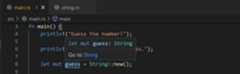 Mutable variable underline in the editor