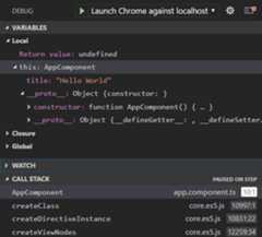 debug variable