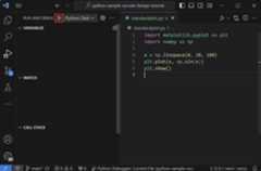 Start debugging button in the Run and Debug view