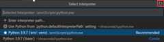 Conda environment refresh icon