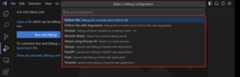 List of Python debugger configuration options