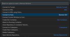 Remote extension commands