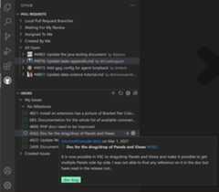 Issue view with hover