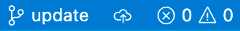 git status bar publish